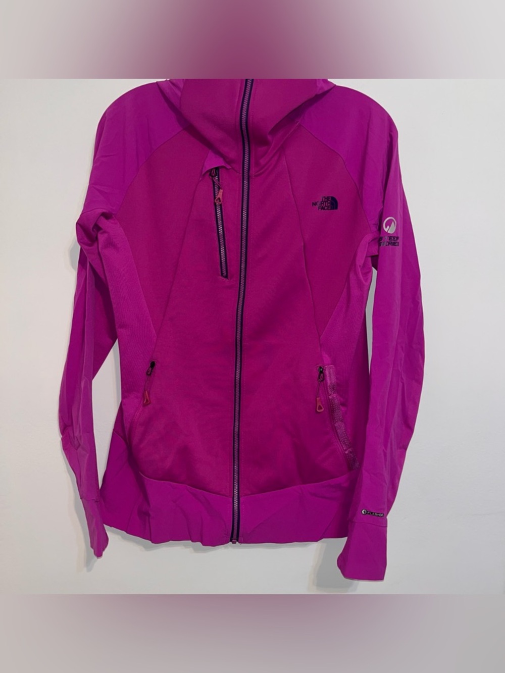 The North Face Women's Bright Magenta Hooded Softshell Jacket